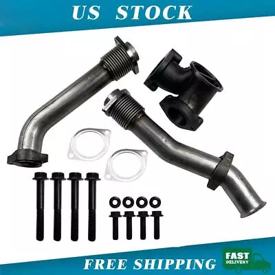Turbocharger Diesel With Hardware Bellowed Up Pipe Kit For Ford 1999.5-2003 7.3L • $69.99
