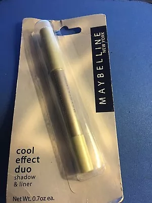 Maybelline Cool Effect Duo COOL BLUES/BLEUS Shadow/Liner # 0.7 Oz NEW SEALED • $9