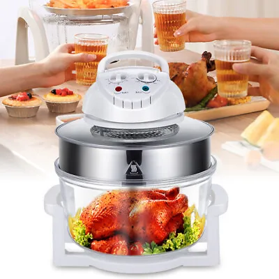 17L Glass Turbo Air Fryer Convection Oven Roaster Electric Cooker 110V Oil Free • $62.70