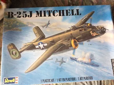 Revell B-25J Mitchell Bomber Aircraft 1/48 Scale Model 85-5512 Sealed-INDENTED • $27