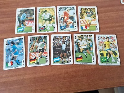 Dandy Gum 1986. Football.  9 Spades Playing Cards  VG.inc Maradona  • £14