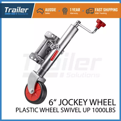 6  Inch Trailer Jockey Wheel Swivel Swing Up 500kg 1000LBS  Caravan Boat • $54