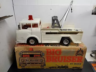 Vtg 60's Marx Big Bruiser Super Highway Service Tow Truck Mack Wrecker Orig Box! • $249.99