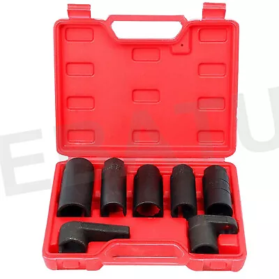 7PCS O2 Oxygen Sensor Socket Wrench 22mm 27mm 29mm Auto Repair Installer Tool • $32.49