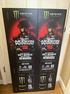 Call Of Duty Modern Warfare 3 Monster Energy Display Standee Sign Game Room • $79.99