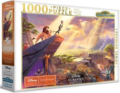 Harlington Thomas Kinkade Disney The Lion King 1000pc Puzzle 20062 • $28.95