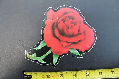 Rose Thorns Tattoo Style 90's Black Grateful Dead Rock Vintage M6 Music STICKER • $14