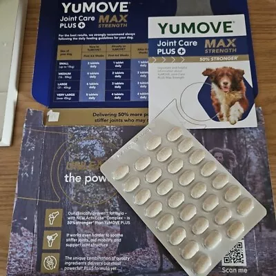YuMOVE Senior MAX Strength Senior Dog Strength Joint Supplement - 30 Tablets • £9.99