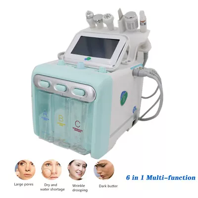 6 In1 Hydrogen Oxygen Microdermabrasion Facial Skin Peeling Small Bubble Machine • $229