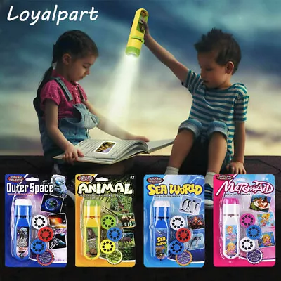 $7.95 • Buy Eductional Toys Torch Night Projector Light Flashlights For Kids Boy Girl Gifts
