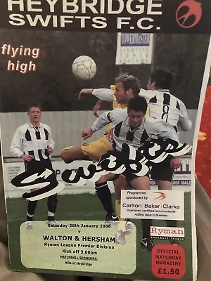 Heybridge Swifts V Walton And Hersham  05/06. • £3.49