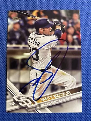 2017 Topps Matt Szczur #US61 Auto Signed Autograph Padres  • $8