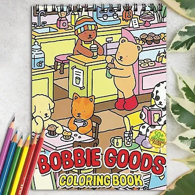 Bobbie Goods Spiral Bound Coloring Book: 30 Coloring Pages For FansKidsAdults • $16.99