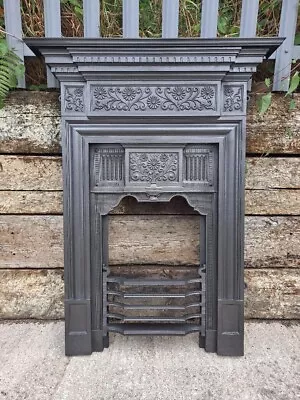 COALBROOKDALE  Edwardian Cast Iron Combination Fireplace   • £950