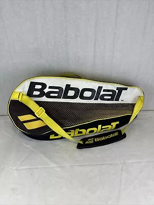 Babolat Play Tennis Racquet 6 Pack Bag Black/Yellow * Zippers Work* USED • $39.99