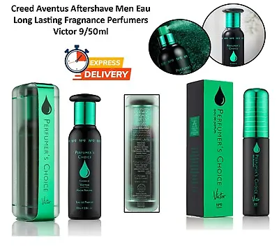 £8.74 • Buy Creed Aventus Aftershave Men Eau Long Lasting Fragnance Perfumers Victor 9/50ml
