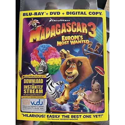 Madagascar 3: Europe's Most Wanted [Blu-ray + DVD + Digital Copy) • $9.99