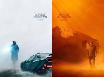 BLADE RUNNER 2049 Set Of 2 - 11.5 X17  Original Promo Movie Posters 2017 MINT • $29.99