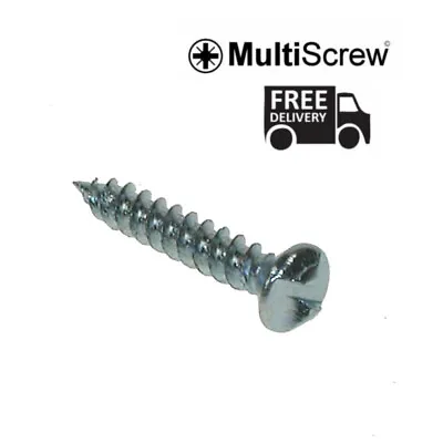 8g 10g 12g ZINC CLUTCH HEAD ONE WAY TAMPER PROOF SECURITY WOOD SCREWS BZP ANTI • £3.69