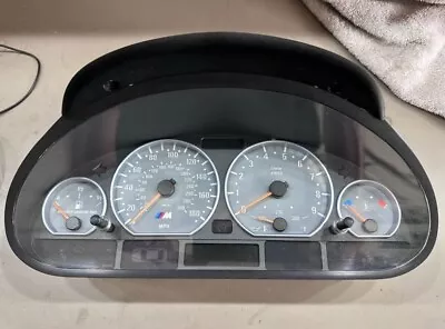 ✅ 01-06 OEM BMW E46 M3 Instrument Cluster Speedometer SMG 89xxx Miles • $389