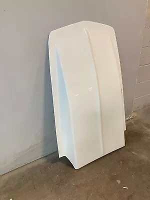 $129 • Buy Cowl Hood Scoop White Gelcoat Fiberglass Z28 2inch Tall Universal Fit Made In US