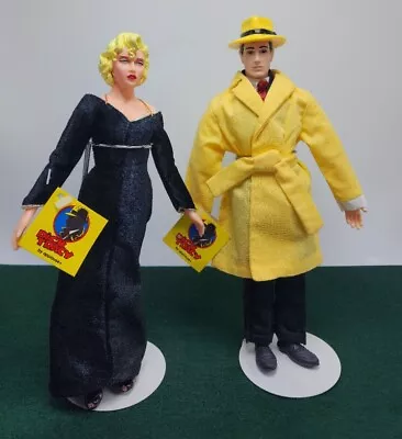 Dick Tracy Breathless Mahoney And Madonna Dolls Set + Stand W/ Tags Applause 90s • $34.89