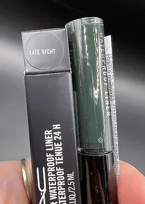 $17.99 • Buy MAC Liquidlast 24-Hour Waterproof Eye Liner LATE NIGHT New In Box 0.08 Oz