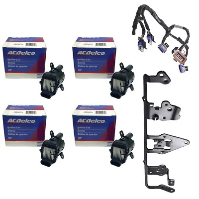 OEM Ignition Coil Package (4 Coils & 1 Bracket & 1 Harness) For LS2 LS4 LS7 • $194.54