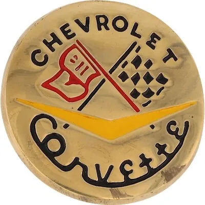 New Brass Chevy Corvette Muscle Classic Car Show 1970s NOS Vintage Belt Buckle • $55