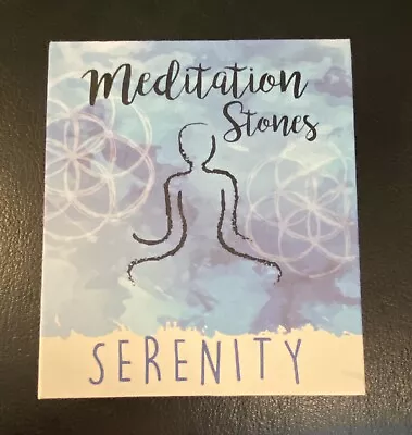 Geo Central MEDITATION STONES - SERENITY Relax Recharge Refresh • $16.39