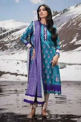 Sana Safinaz Salwar Kameez Kurti Suit 3PCS Original Pakistani Shalwar Stitched • £44.99