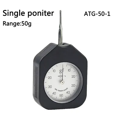Dial Gram Force Gauge Tension Meter Single Pointer Tensionmeter With 10-50-10g • $30.15