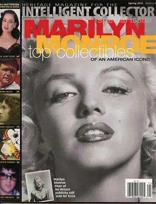 Heritage Magazine The Intelligent Collector Marilyn Monroe Spring 2012 Poster • $35