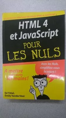 Html 4 & Javascript For The Dummies Good Condition • £5.40