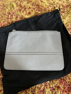 $35 • Buy Oroton Grey Leather Clutch Pouch. Unused And Still With Inside Packaging. 
