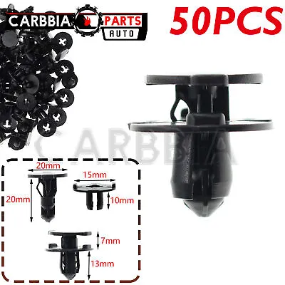 50X Bumper Shield Protector Push Clip For Nissan GT-R GTR 240X 350Z 370Z Cube • $5.55