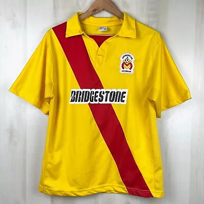 Monarcas Morelia 8 Home Soccer Jersey Yellow Bridgestone Youth Check Measurement • $25