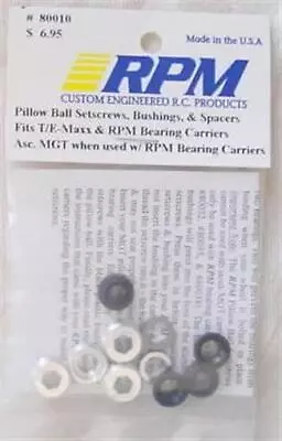 Monster GT Pillow Ball Setscrews -RPM Bearing Carriers • $5.63