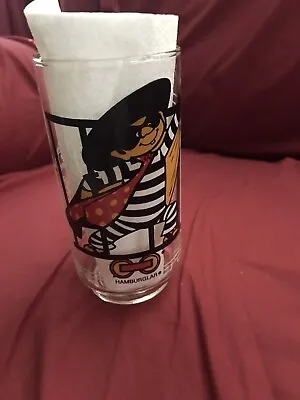 Vintage 1977 Rare Macdonaldland Action Series Hamburglar  Glass • $1.11