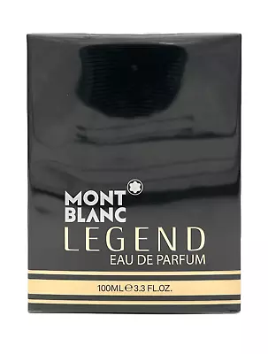 Mont Blanc Legend For Men 3.3 Oz Eau De Parfum Spray NIB AUTHENTIC • $47.95