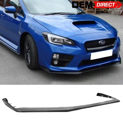 $59.99 • Buy Fits 15-17 Subaru WRX STI OE Style V Limited Front Bumper Chin Lip Spoiler - PP