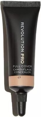 Revolution Pro Full Cover Camouflage Concealer C7 Light Medium Skin Tones 8.5ml • £3.99