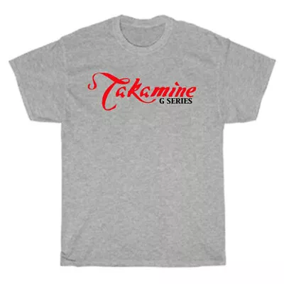 Takamine G-Series Logo Men's Gray T-Shirt Size S To 5XL • $22.94