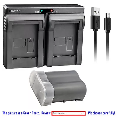 Kastar Battery Dual USB Charger For Nikon EN-EL15e MH25 Nikon MB-D14 MB-D15 Grip • $10.99