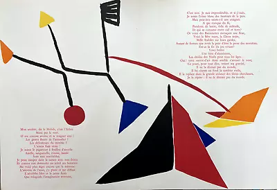 Alexander Calder Original Lithograph 1954 Paris • $329