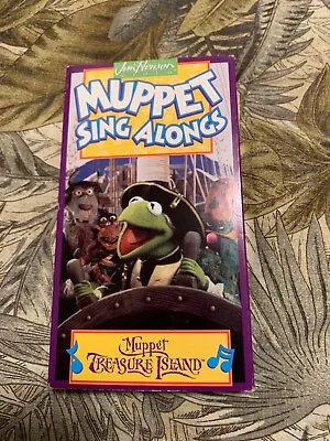 Vintage Muppet Sing Alongs  Muppet Treasure Island VHS 1996 Jim Henson New • $5