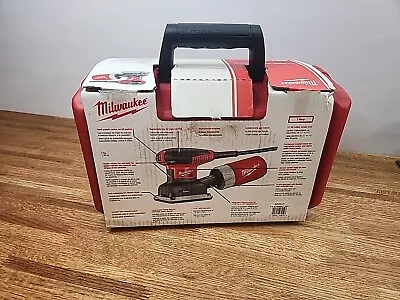 NEW Milwaukee 6020-21 1/4  Corded Orbital Sheet Sander + Case NEW IN BOX • $79.99