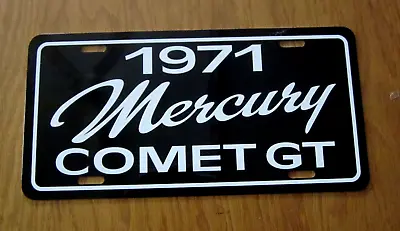 Yellow 1971 Mercury Comet GT License Plate Tag 71 Compact Performance Car  302 • $19.85