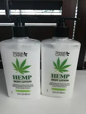 Lot 2 Hemp Moisturizer Lotion Pure Hemp Seed Oil / Pure Herbal Extracts 13.5oz  • $12.75