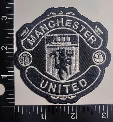 Manchester United Team Original Iron Sew On Embroidery Patch Est. 3   • $12.75